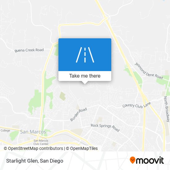 Mapa de Starlight Glen