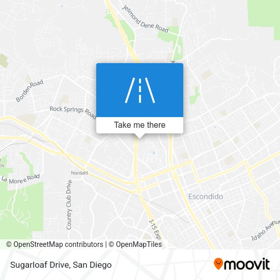 Mapa de Sugarloaf Drive
