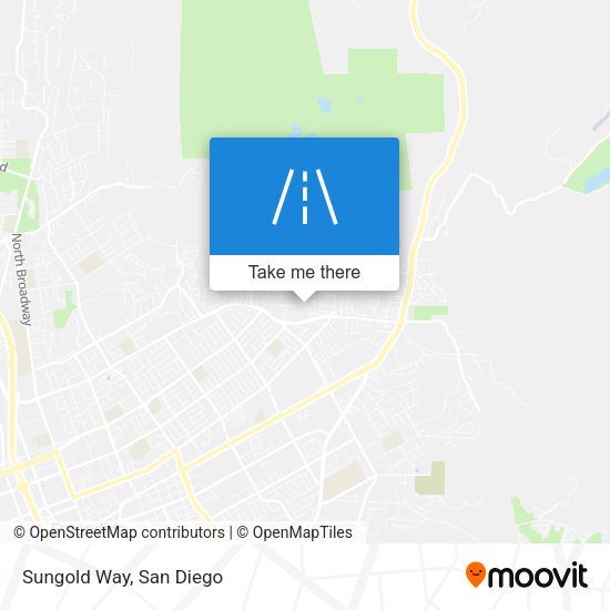 Mapa de Sungold Way