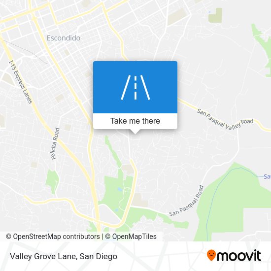 Valley Grove Lane map