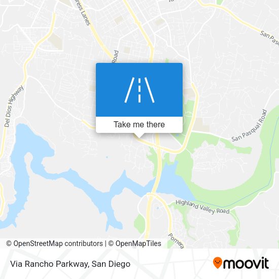 Mapa de Via Rancho Parkway