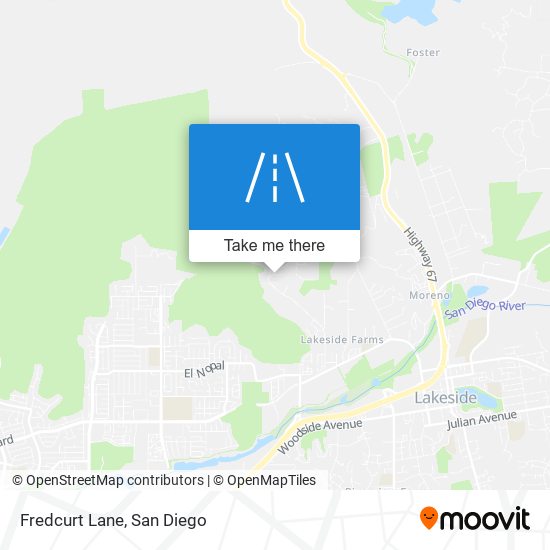 Mapa de Fredcurt Lane