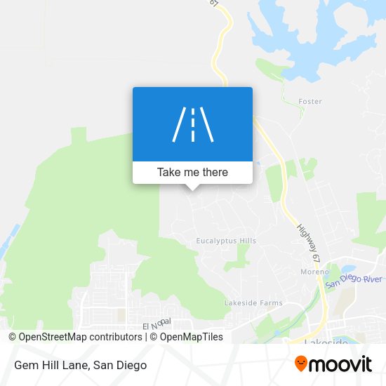 Mapa de Gem Hill Lane