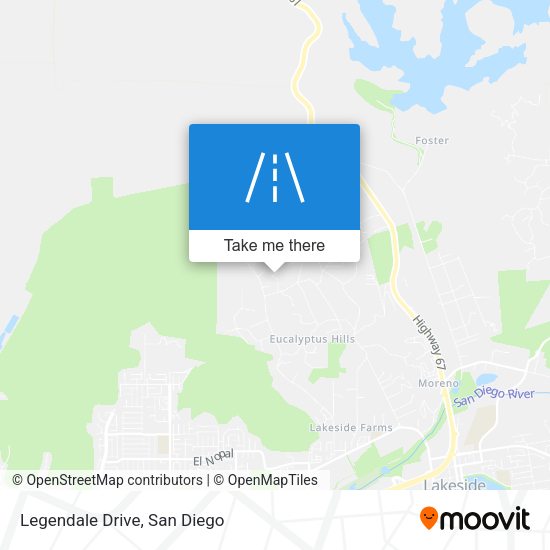 Mapa de Legendale Drive