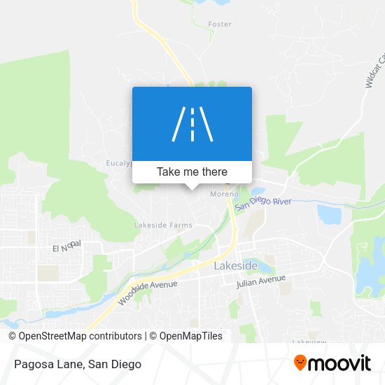 Mapa de Pagosa Lane