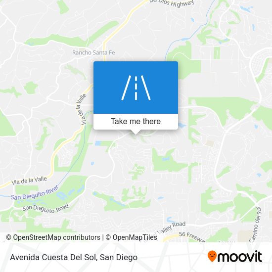 Avenida Cuesta Del Sol map