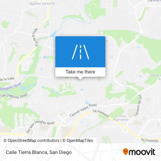 Calle Tierra Blanca map