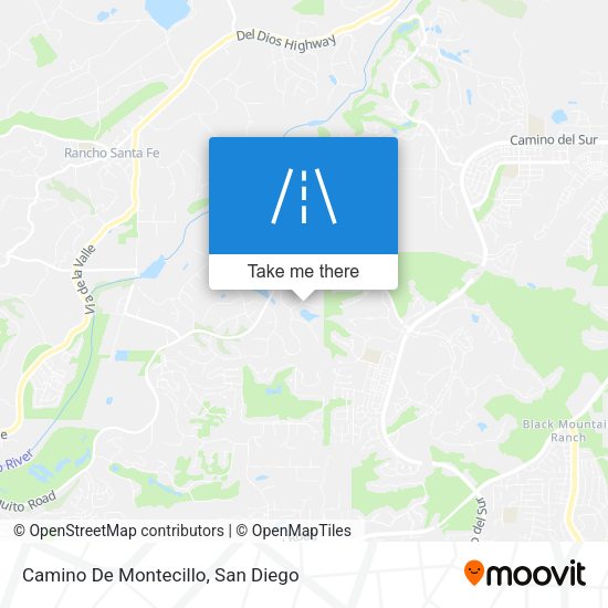 Camino De Montecillo map