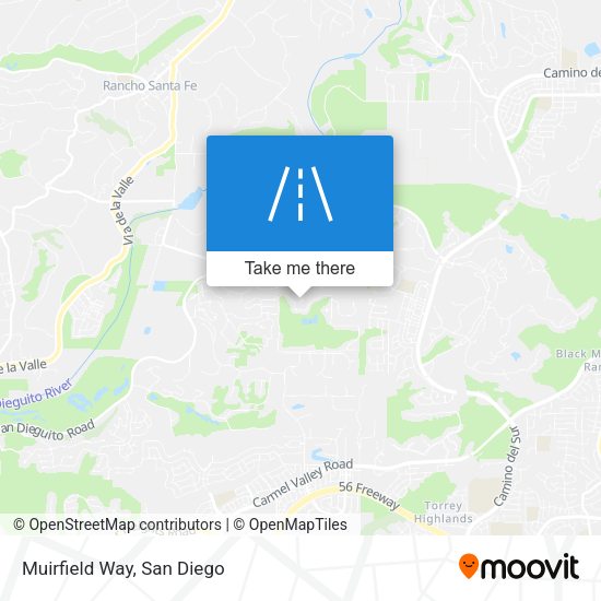 Mapa de Muirfield Way