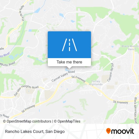 Rancho Lakes Court map