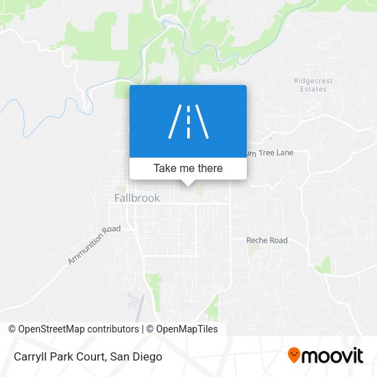 Carryll Park Court map