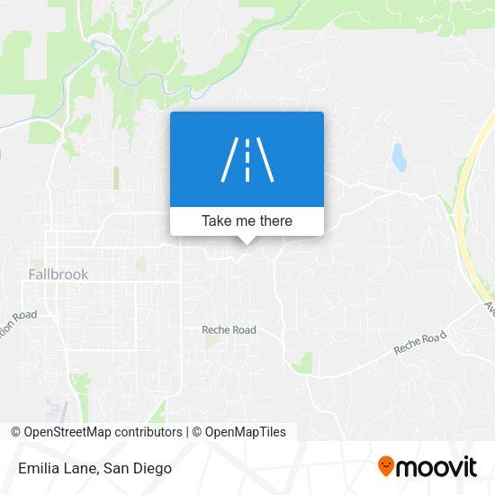 Mapa de Emilia Lane