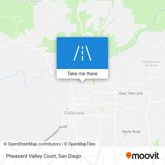 Mapa de Pheasant Valley Court