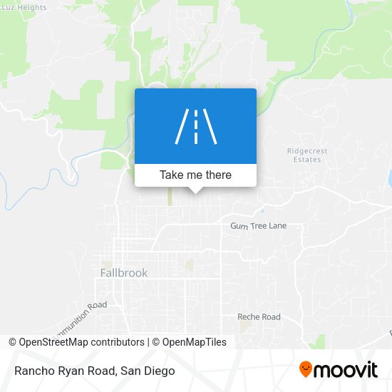 Mapa de Rancho Ryan Road