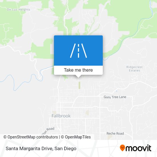 Santa Margarita Drive map