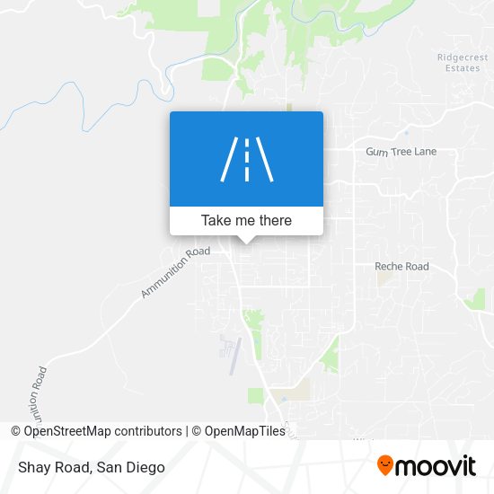 Mapa de Shay Road