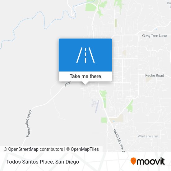 Mapa de Todos Santos Place
