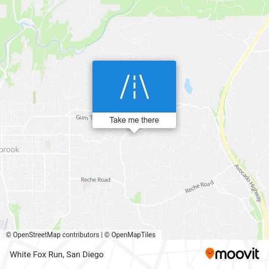 Mapa de White Fox Run