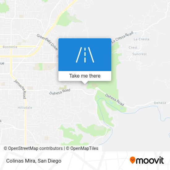Mapa de Colinas Mira