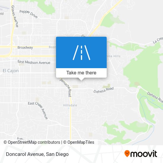 Mapa de Doncarol Avenue