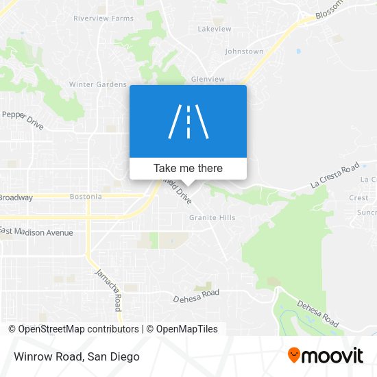 Mapa de Winrow Road