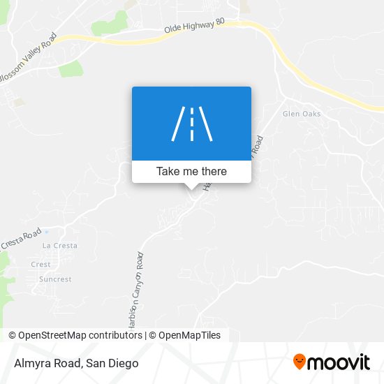 Almyra Road map