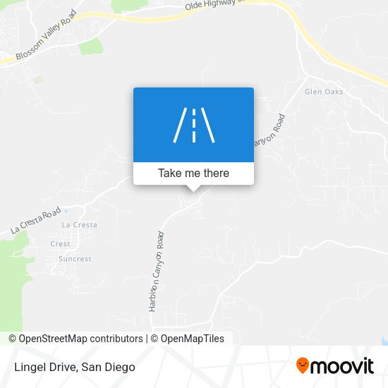 Lingel Drive map