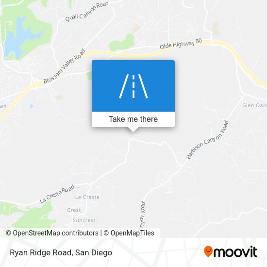 Mapa de Ryan Ridge Road
