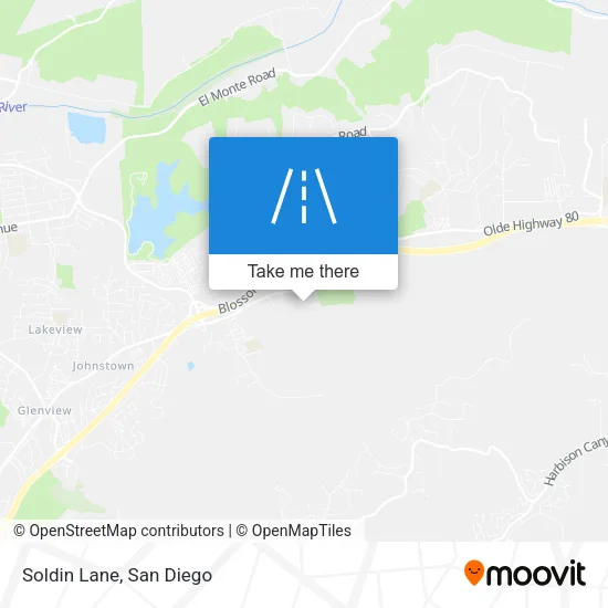 Mapa de Soldin Lane