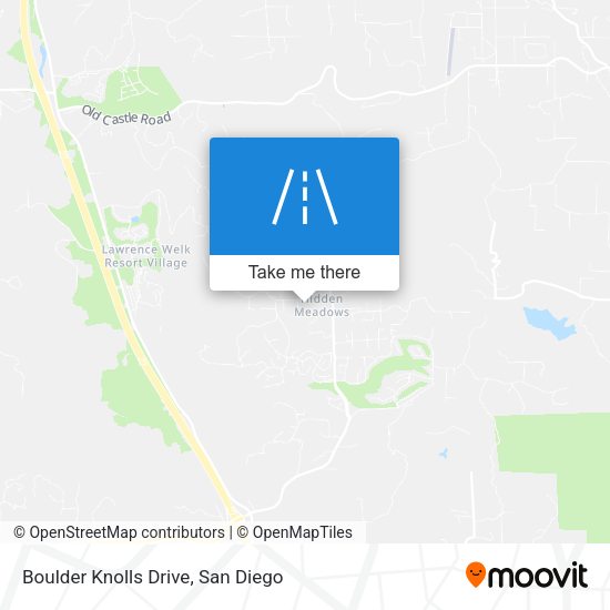 Boulder Knolls Drive map
