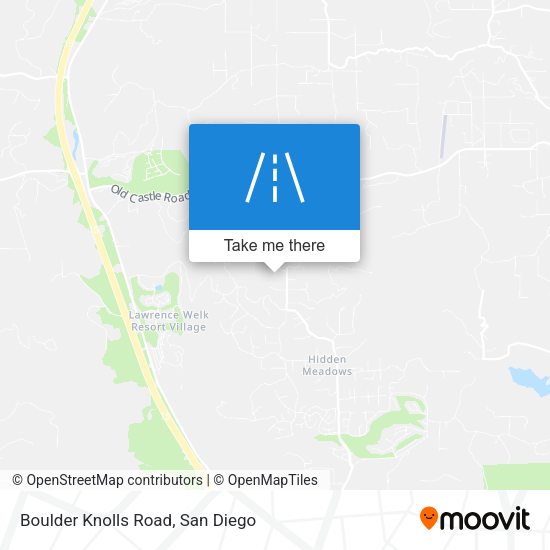 Mapa de Boulder Knolls Road
