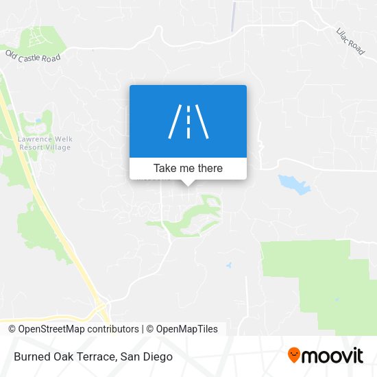 Burned Oak Terrace map