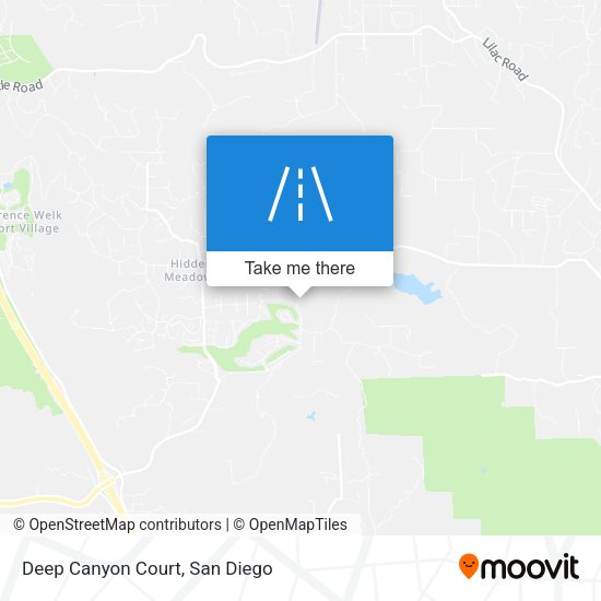Deep Canyon Court map