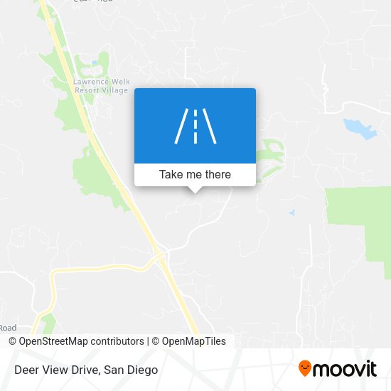 Deer View Drive map