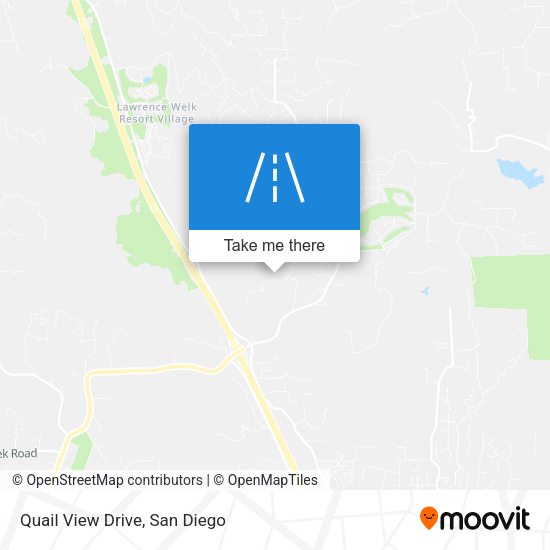 Quail View Drive map