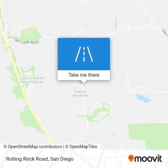 Mapa de Rolling Rock Road