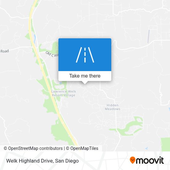 Welk Highland Drive map