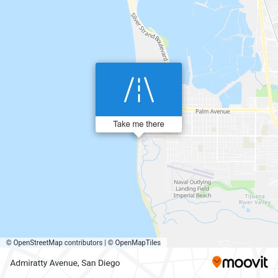 Mapa de Admiratty Avenue