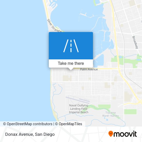 Mapa de Donax Avenue