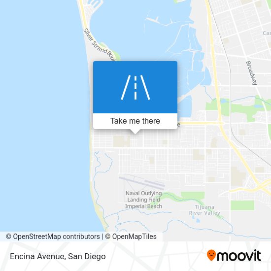 Mapa de Encina Avenue