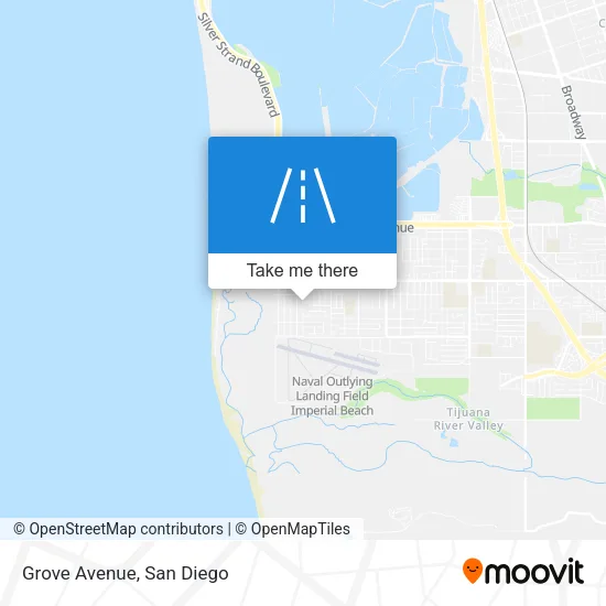 Grove Avenue map