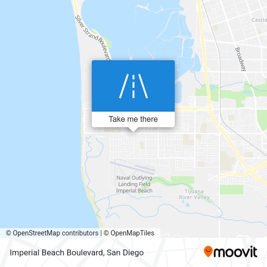 Imperial Beach Boulevard map