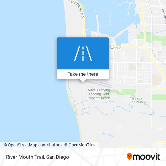 River Mouth Trail map