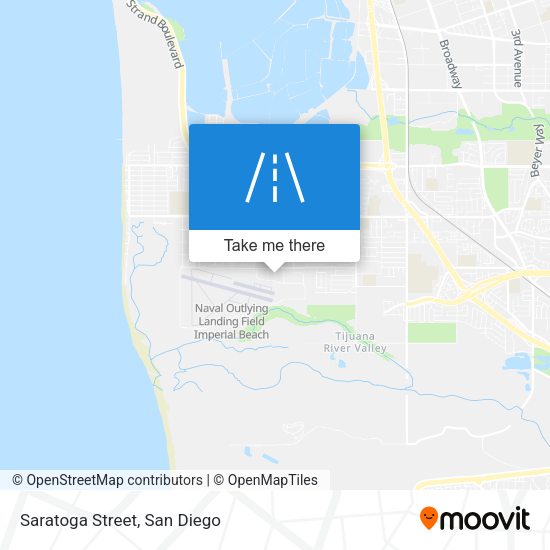 Mapa de Saratoga Street