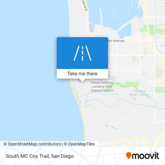 South MC Coy Trail map