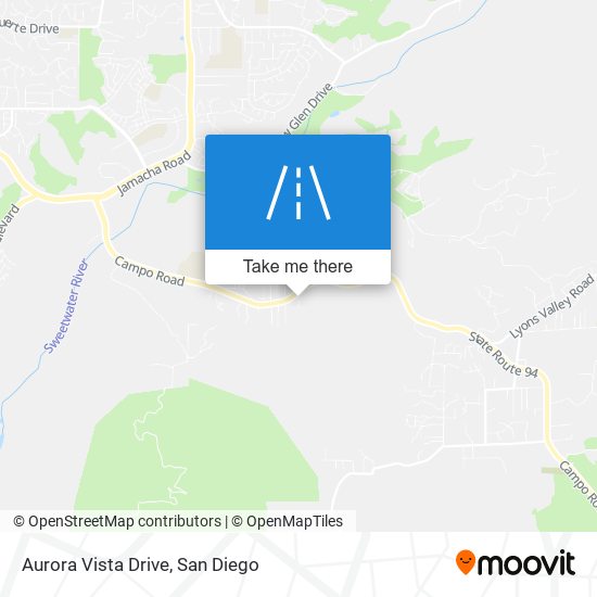 Aurora Vista Drive map
