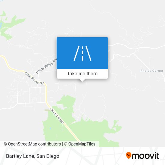 Mapa de Bartley Lane