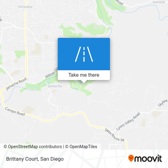 Mapa de Brittany Court