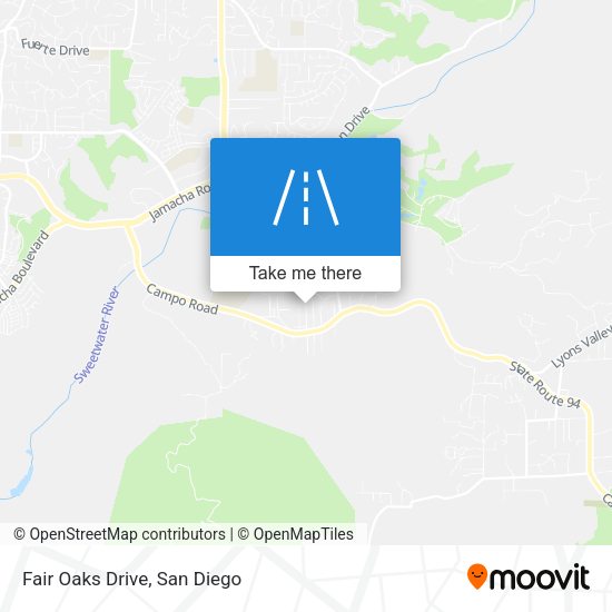 Fair Oaks Drive map