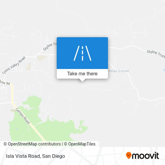 Mapa de Isla Vista Road